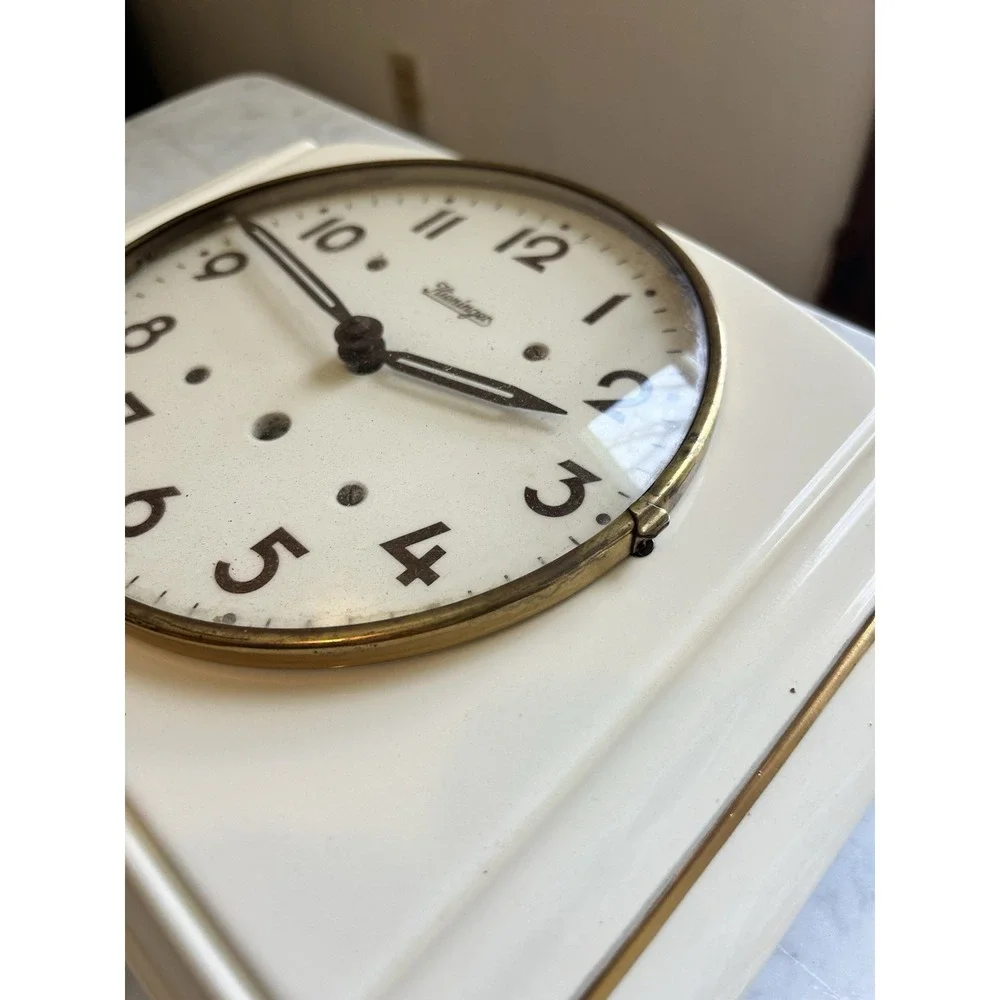 Vintage Kienzle Germany Kitchen Wall Clock Untested